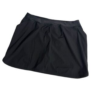Lands' End Black Swim Skort Size 18